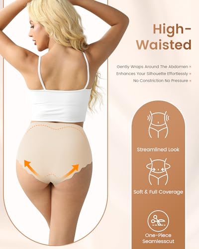 6 PCS Magic Seamless Comfort High-Waist Underwear