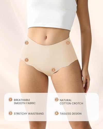 6 PCS Magic Seamless Comfort High-Waist Underwear