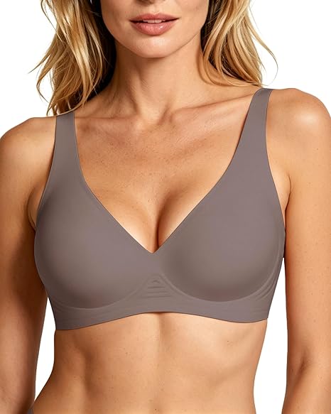 Deep V Wireless Soft Support Push Up Bras