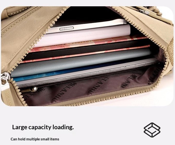 Lightweight Waterproof Nylon Messenger Bag